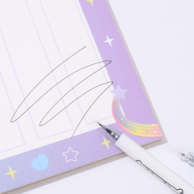 Starlight Pony Weekly Planner Notepad A4