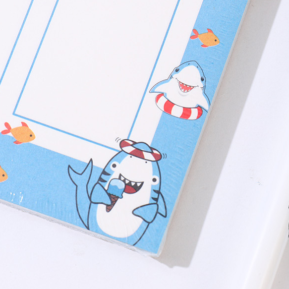 Shark Sailing Diary Weekly Planner Notepad A4