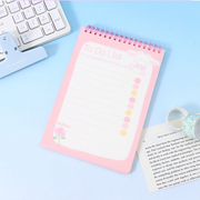 Romantic Flower Series NANA and Rose Colorful Page Planner Spiral Notebook 50 Sheets