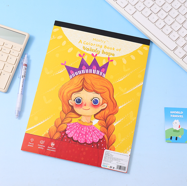 Dream Comes True Series Single-sided Coloring Book A4/24Sheets