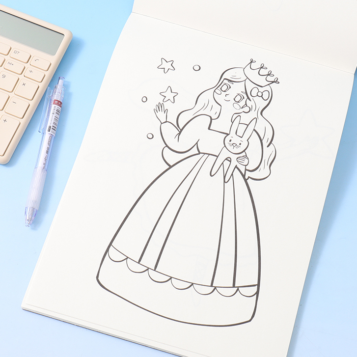 Dream Comes True Series Single-sided Coloring Book A4/24Sheets
