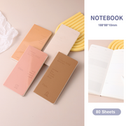 Cream Mood PU Embossed Planner Notebook 80 Sheets