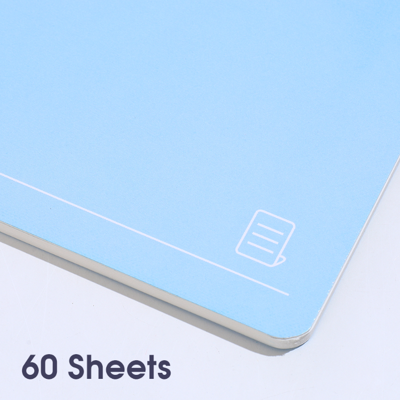 Macaron Series Letter Lined Spiral Notebook A5