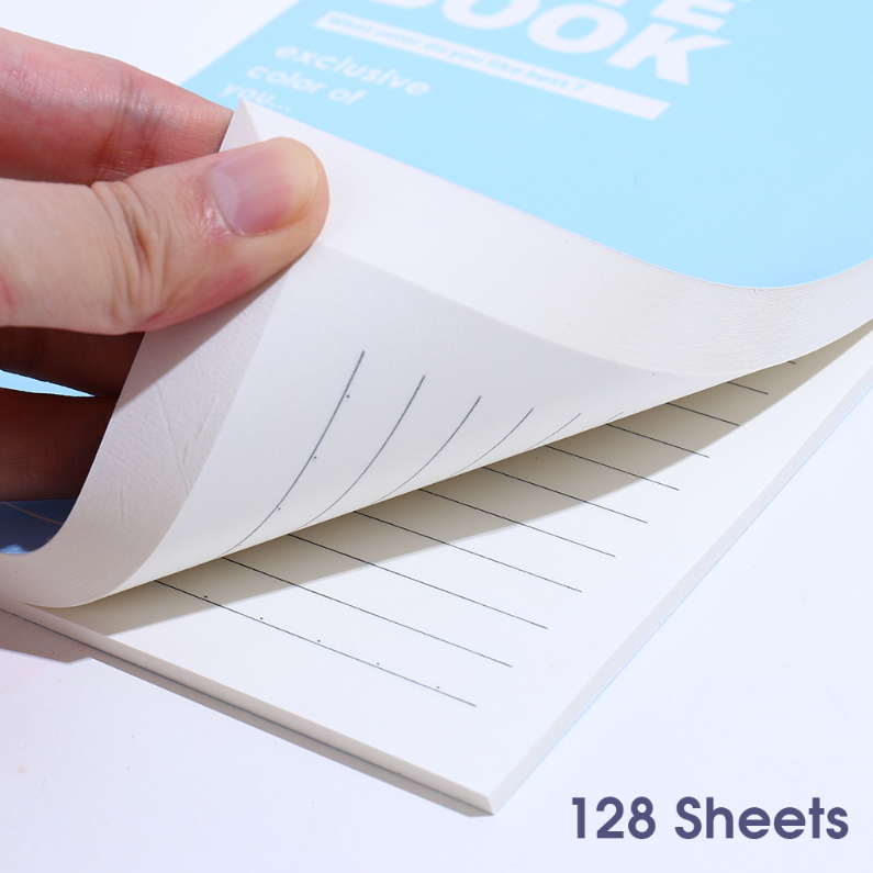 Macaron Series Letter Line Adhesive Bound Book A5