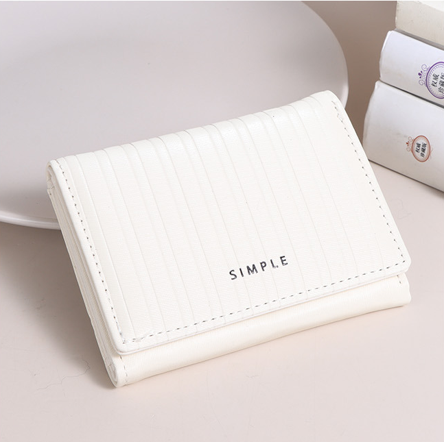 Stylish Texture Folding Purse for Women