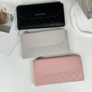 Trendy Elegant Buckle Long Purse for Women
