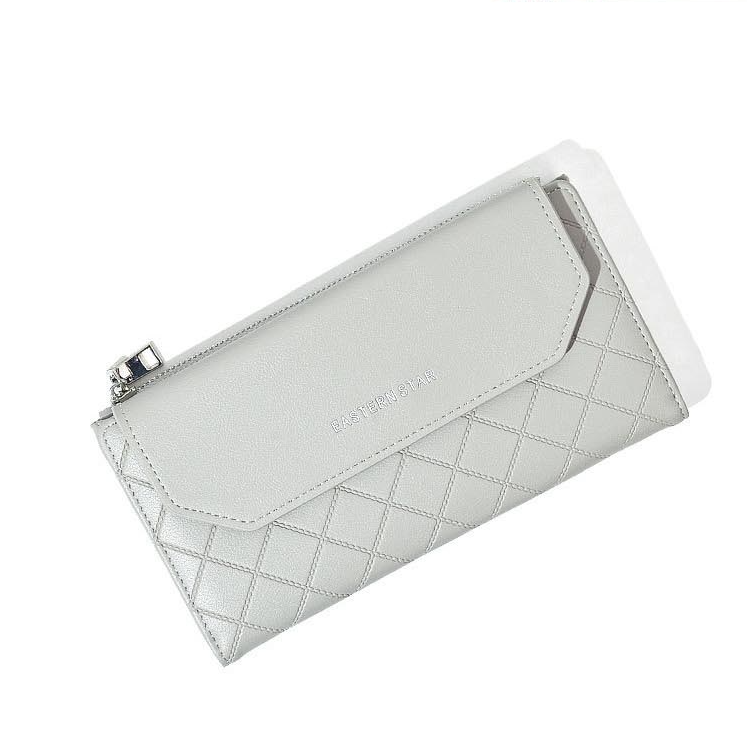 Trendy Elegant Buckle Long Purse for Women