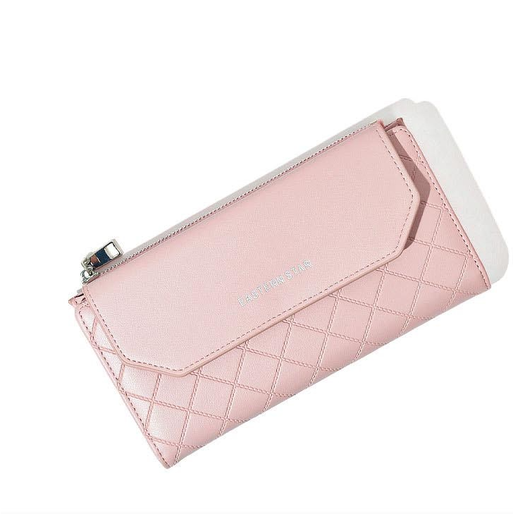 Trendy Elegant Buckle Long Purse for Women