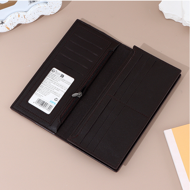 Classic Splicing Men's Long Wallet
