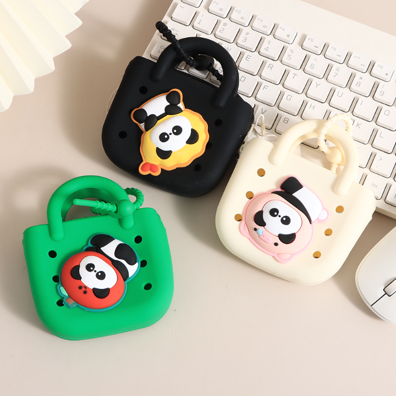 Cute Panda Holes Coin Purse