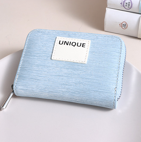 Premium Glossy Silver Marks Card Holder