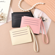 Simple Solid Color Multifunctional Card Holder 2PCS/Set