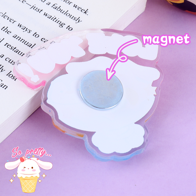Dessert Series Dessert cup acrylic refrigerator sticker