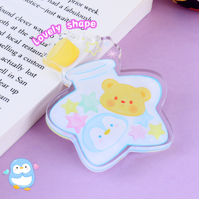 Dessert Series Wish Bottle Acrylic Fridge Magnet