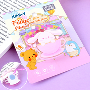 Dessert Series Teacup Bunny Acrylic Fridge Magnet