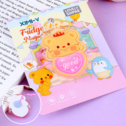 Dessert series Love Bear acrylic refrigerator sticker