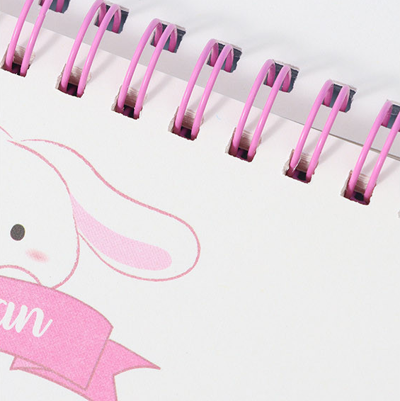 Romantic Flower Series NANA and Tulip Colorful Page Planner Spiral Notebook 50 Sheets