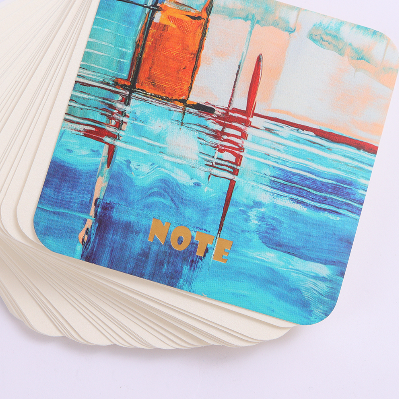 Abstract Oil Painting Series 2 word book (75*75mm 100 sheets