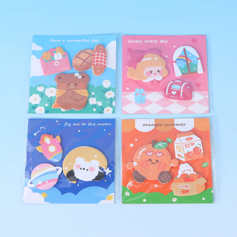 Cute World combo Post-it notes