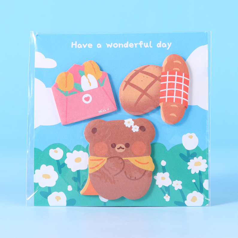 Cute World combo Post-it notes