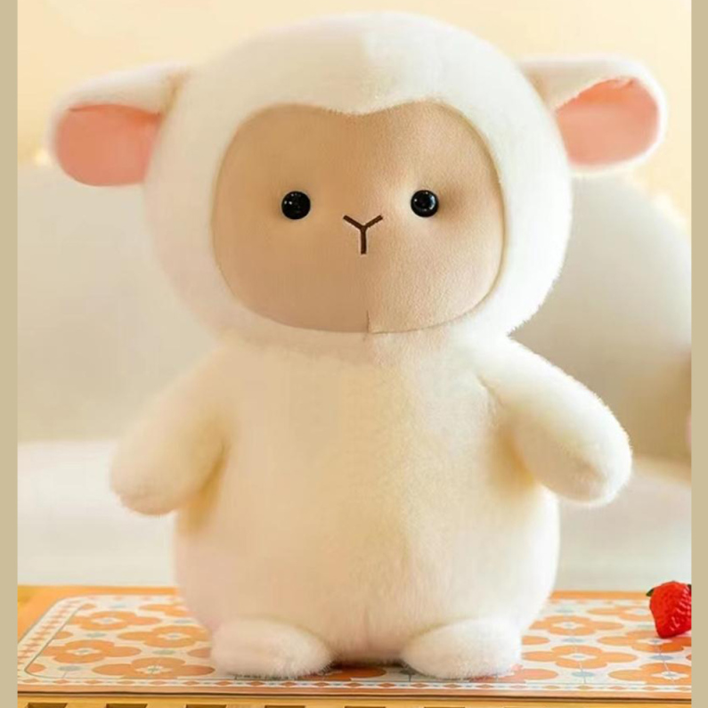 Lamb Stuffed Doll (S) (24cm)