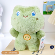 Smiling Candy Frog Stuffed Doll (S) (23cm) (Green)