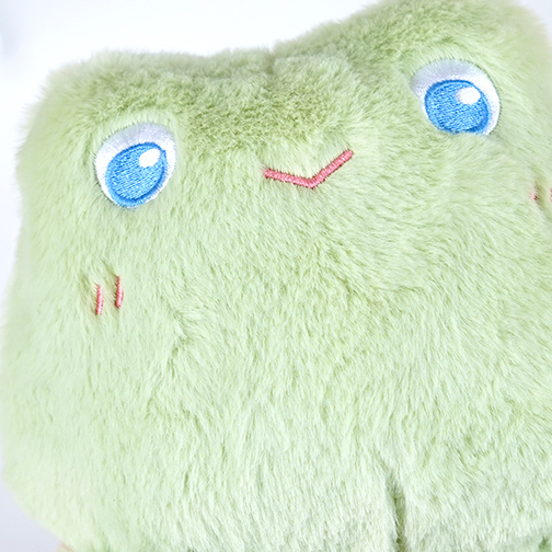 Smiling Candy Frog Stuffed Doll (S) (23cm) (Green)