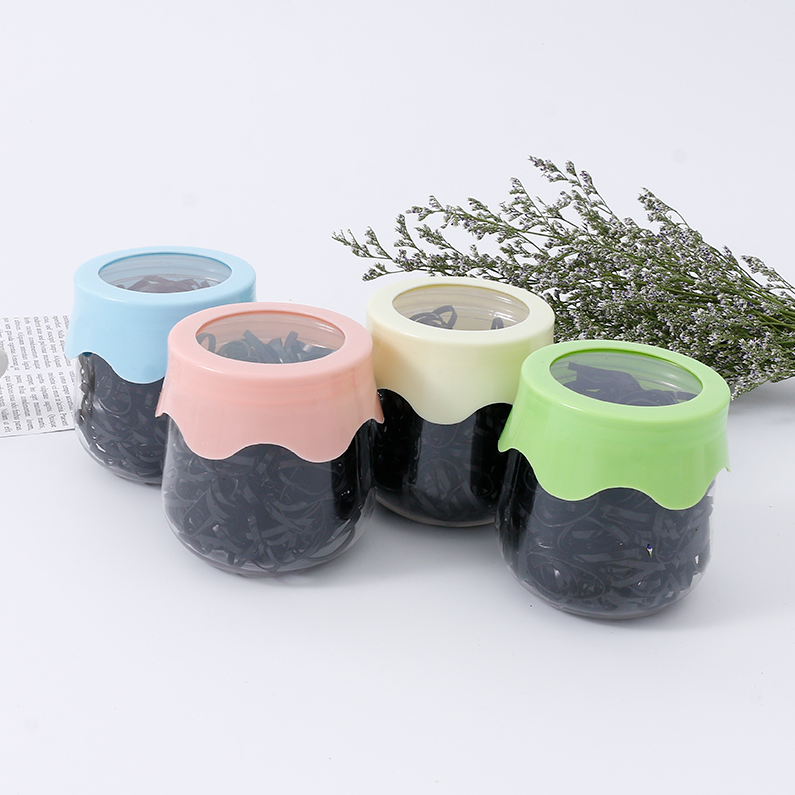 Milk bottle disposable rubber band