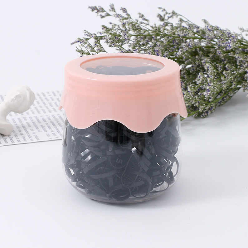 Milk bottle disposable rubber band