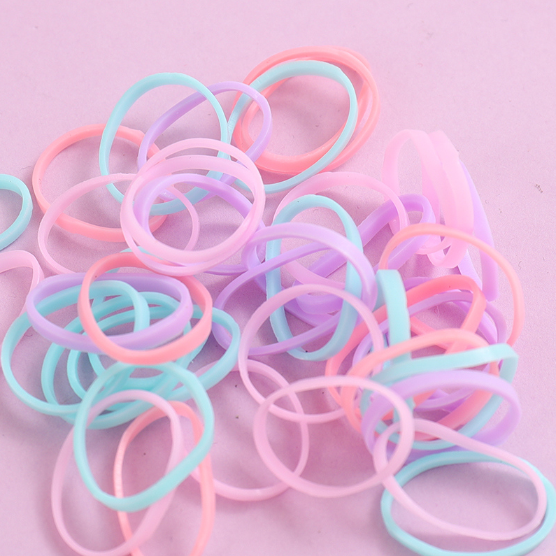 Cute bottle disposable rubber band