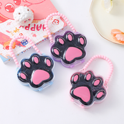 Portable cat claw box black disposable rubber band