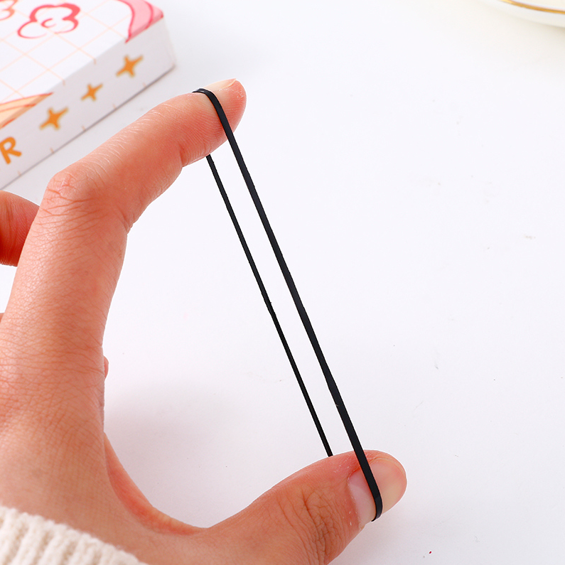 Portable cat claw box black disposable rubber band