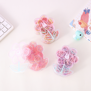 Small flower box color disposable rubber band