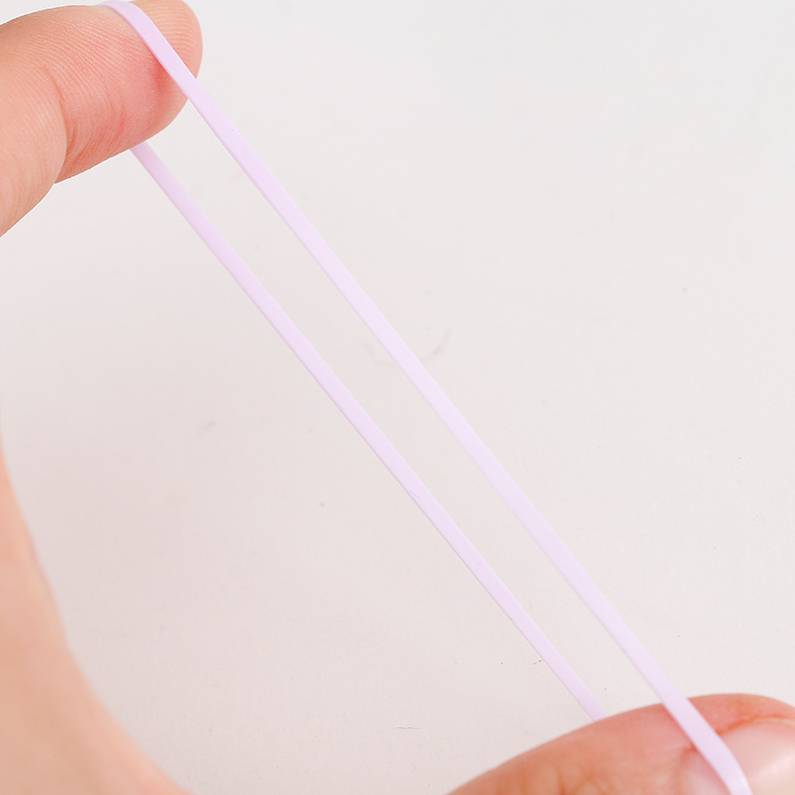 Big five-pointed star bottle colored disposable rubber band
