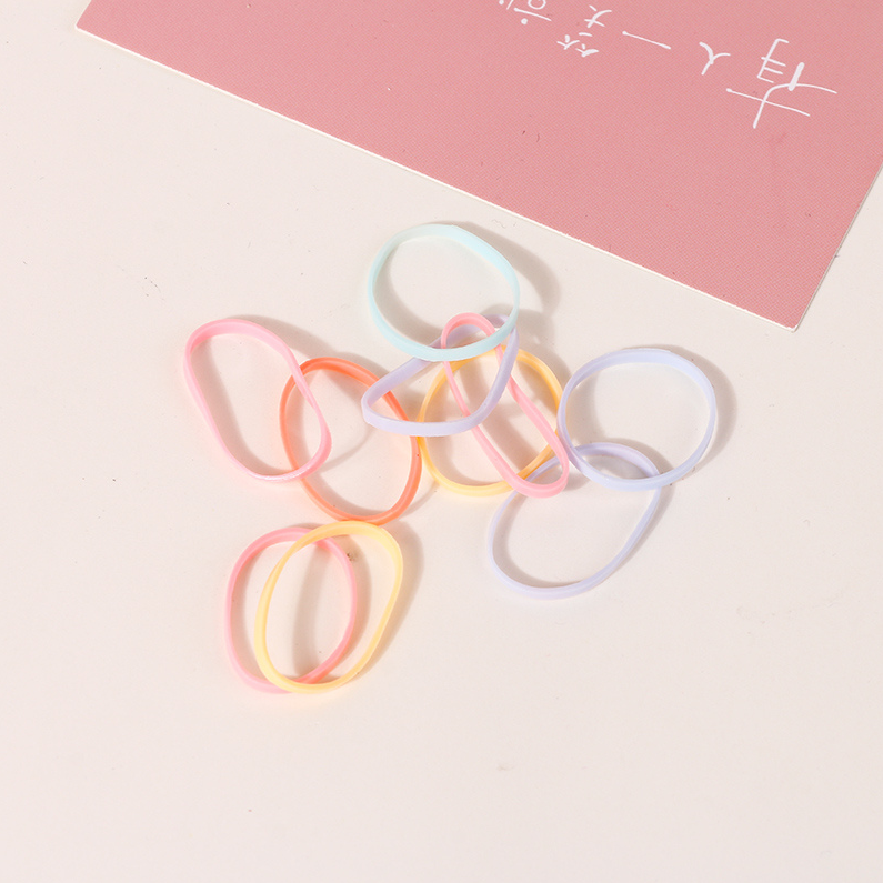 Cat's paw bucket colored disposable rubber band