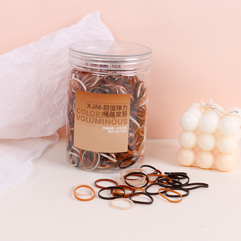 Super value disposable leather band 500 pieces of coffee colors