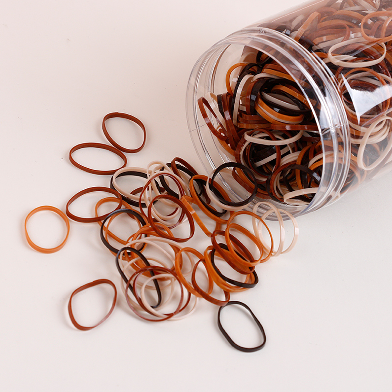 Super value disposable leather band 500 pieces of coffee colors