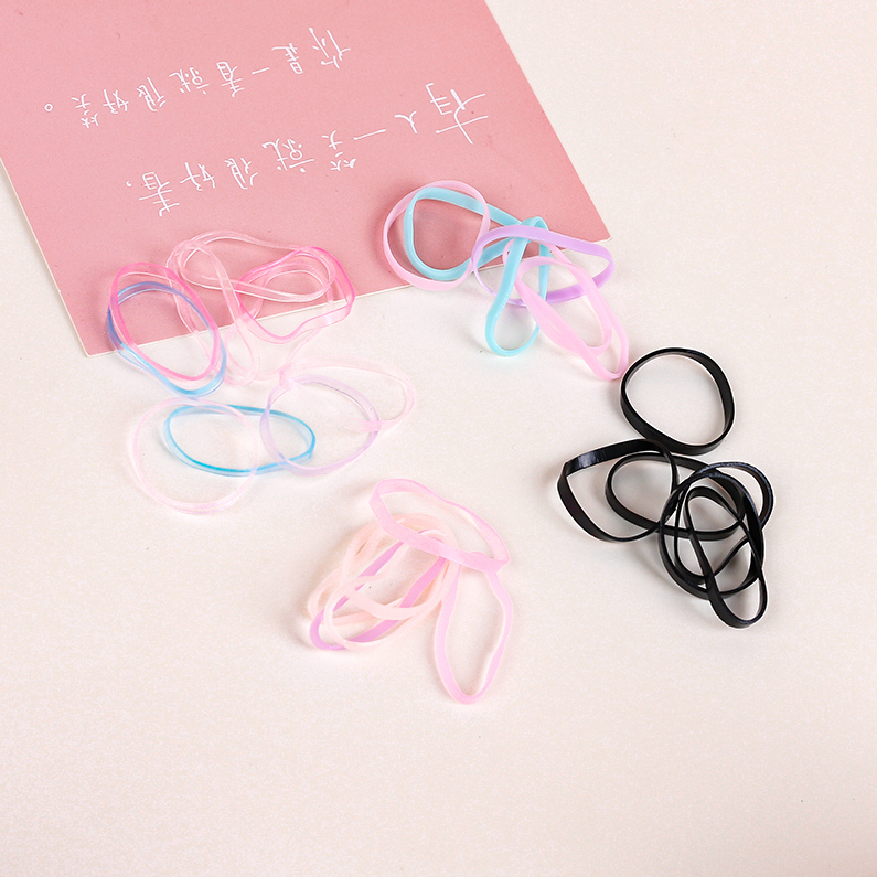 Disposable rubber bands in large capacity bottles