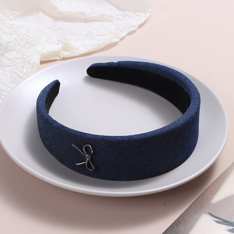 4.0 Retro Blue Wide Headband