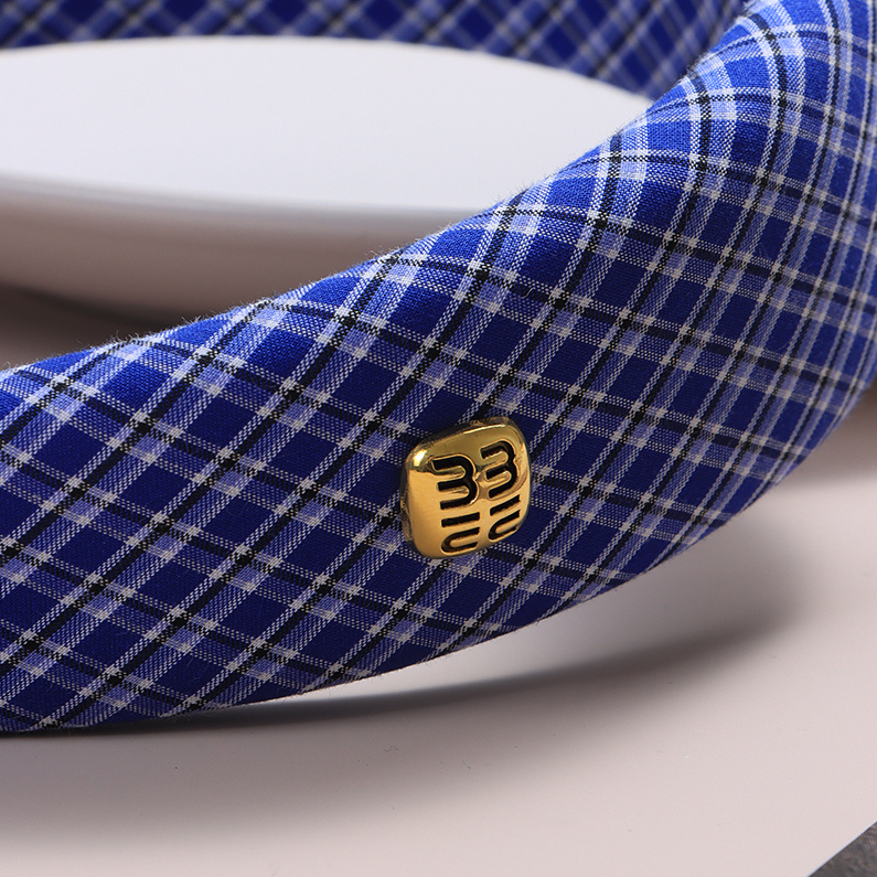 4.0 Retro Blue Wide Headband