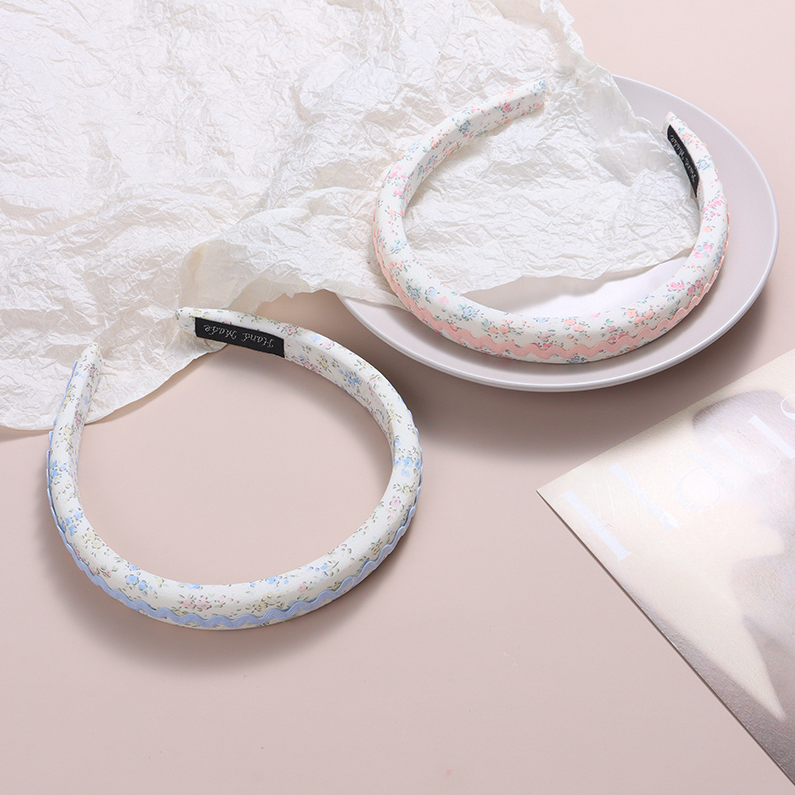 Fresh fabric small floral hair band