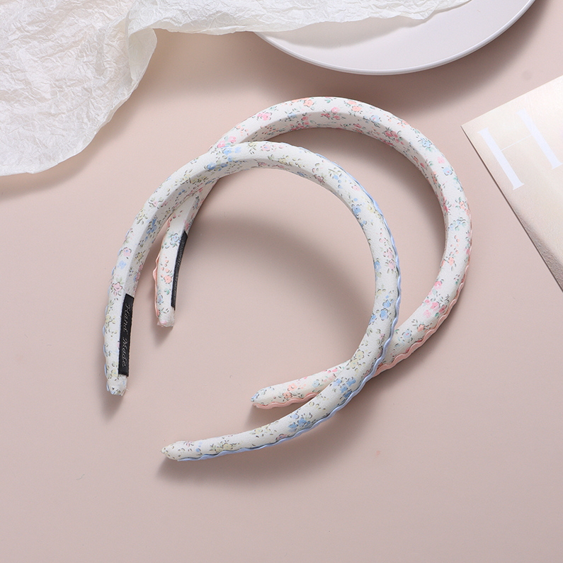 Fresh fabric small floral hair band