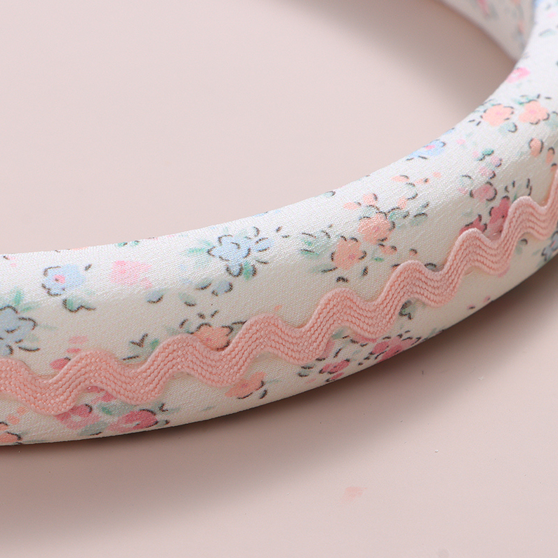 Fresh fabric small floral hair band