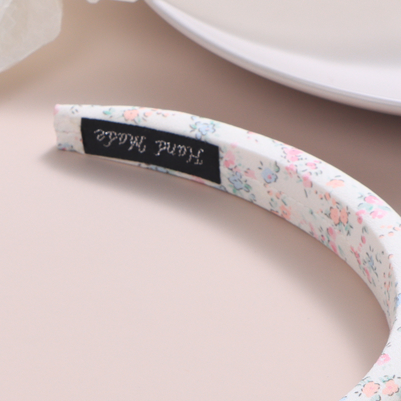 Fresh fabric small floral hair band