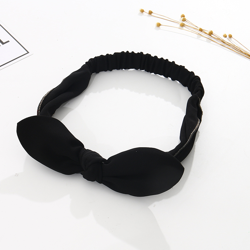 Solid color rhinestone headband