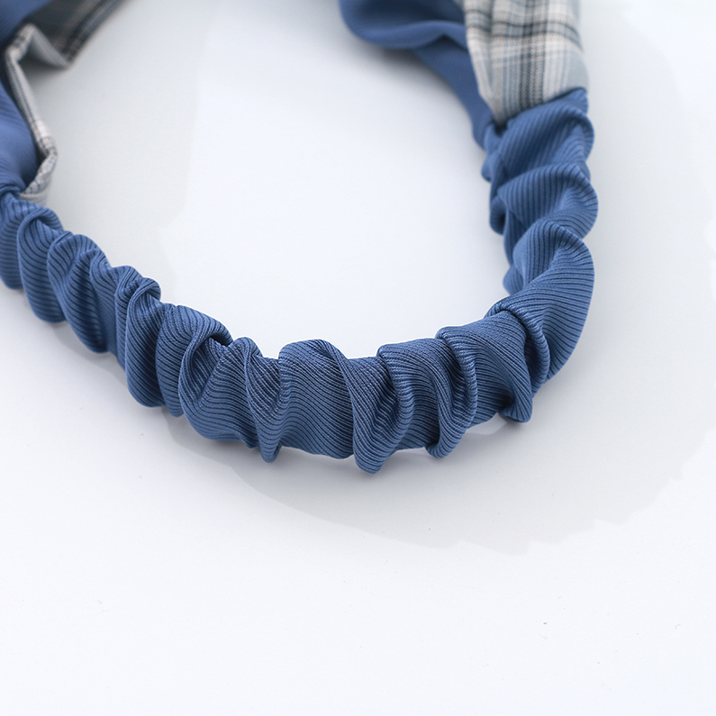 Multicolor check headband
