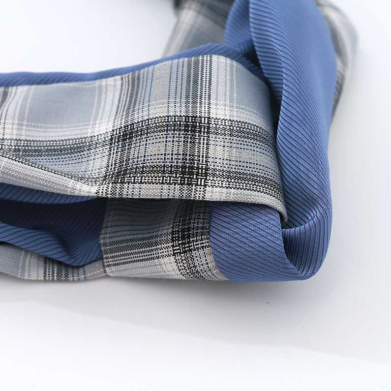 Multicolor check headband