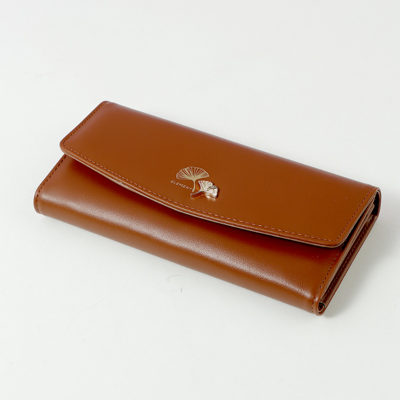 Elegant Maple Leaf Multi-functional Long Purse for Women (Mi