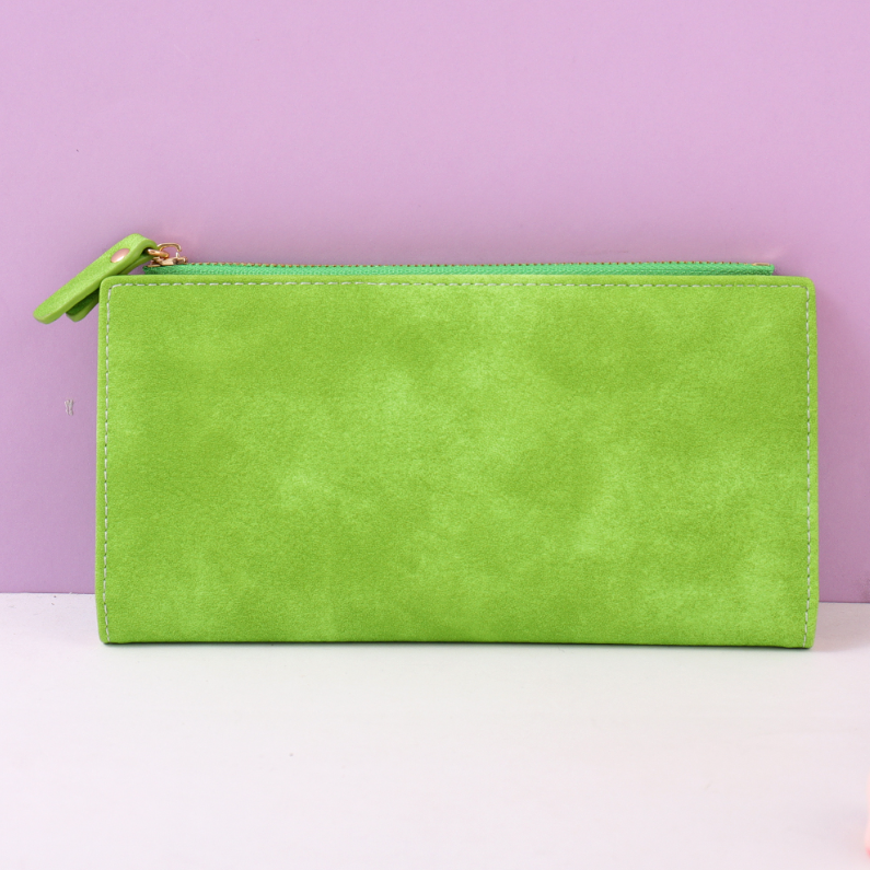 Edgy Smudge Two-fold Long Purse for Women (Mixed colors)