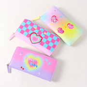 Love Dream Zipper Long Purse for Women (Mixed colors)